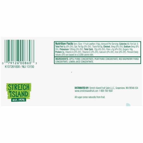 Stretch Island® Raspberry Fruit Leather Perspective: back