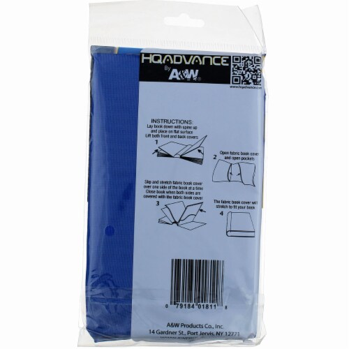HQ Advance Stretchable Fabric Book Cover Perspective: back