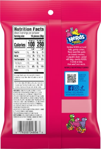 Nerds® Gummy Clusters Candy Perspective: back