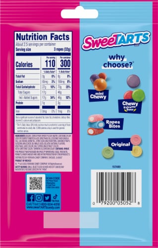SweeTarts® Soft & Chewy Valentine Ropes Candy Perspective: back