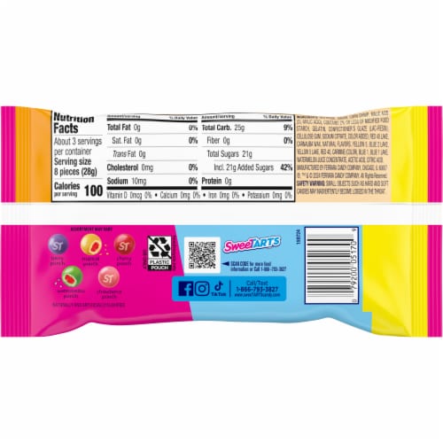 Sweetart® CHEWY FUSIONS Perspective: back