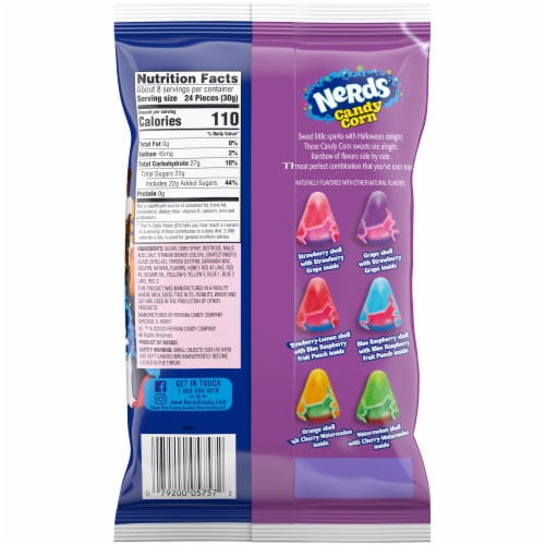 Nerds® Halloween Candy Corn Perspective: back