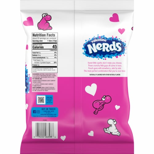 Nerds Valentine Mini Box Perspective: back