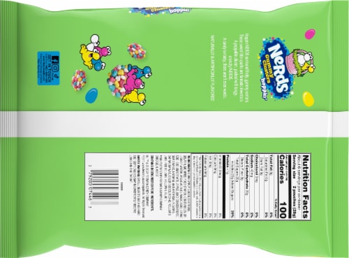 Nerds® Gummy Clusters Easter Candy Pouch Perspective: back