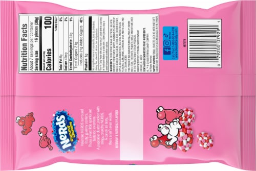 Nerds® Valentine's Gummy Clusters Candy Perspective: back