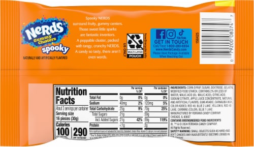 Nerds® Spooky Gummy Clusters Perspective: back