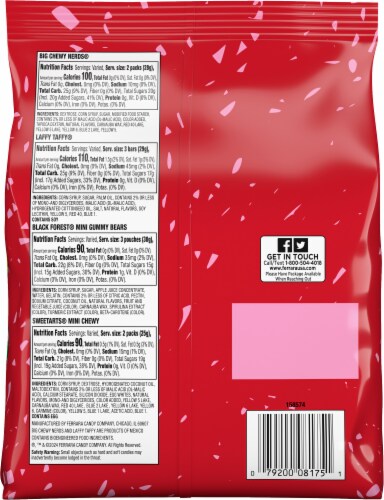 Sweetarts® Dracula Delight Halloween Mixed Candy Bag Perspective: back