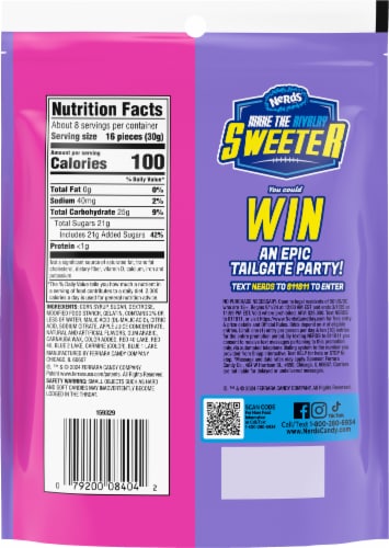 Nerds® Gummy Clusters Grape Strawberry Blitz Candy Bag, 8 oz
