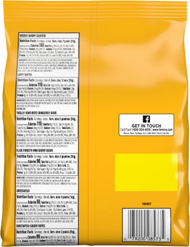 Nerds® Fruit Chewy Mixed Halloween Candy Bag Perspective: back
