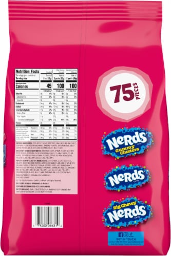 Nerds Halloween Assorted Cabdy Mixed Bag Perspective: back
