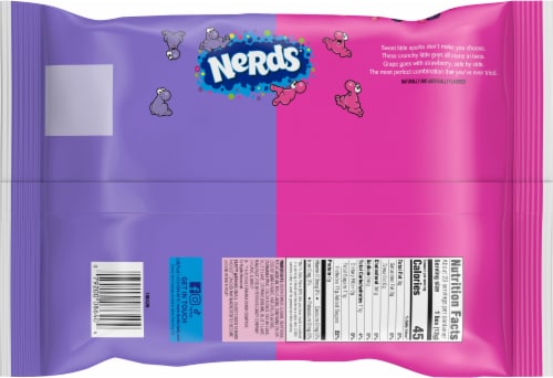 Nerds® Halloween Grape & Strawberry Hard Candy Pouch Perspective: back