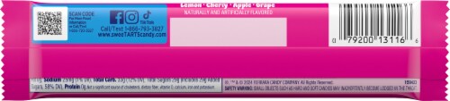 SweeTARTS® Giant Chewy Candy Roll Bag Perspective: back