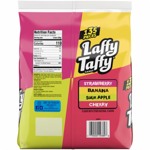 Laffy Taffy® Candy Assorted Pack Perspective: back