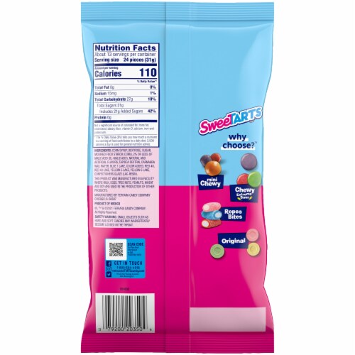 SweeTARTS® Jelly Beans Easter Candy Perspective: back