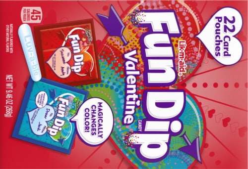 Fun Dip Friendship Exchange Valentine Candy Perspective: back