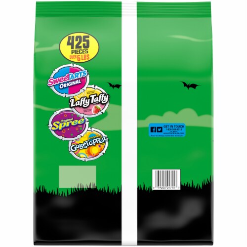 Wonka Trickster Treats Assorted Halloween Candy Perspective: back
