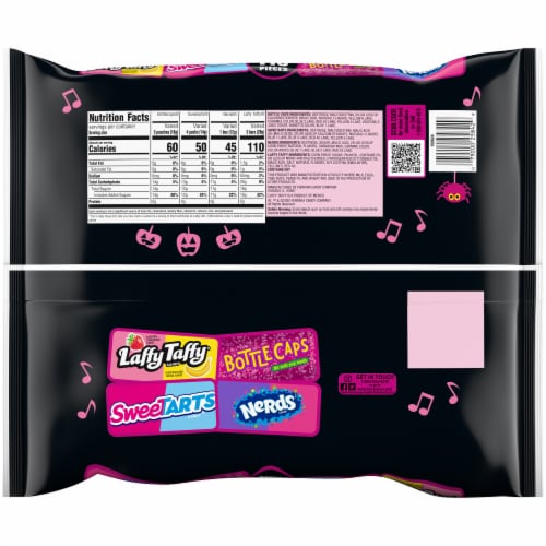Wonka Assorted Halloween Candy Perspective: back