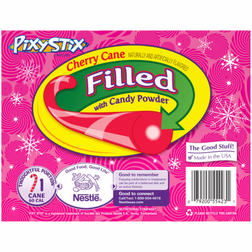 Pixy Stix® Filled Candy Canes Perspective: back