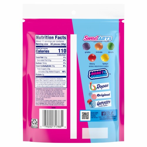 SweeTARTS™ Mini Chewy Candy Perspective: back