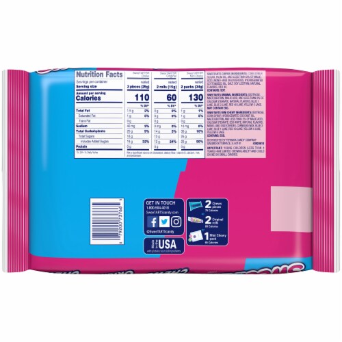 SweeTARTS® Tangy Candy Variety Bag Perspective: back