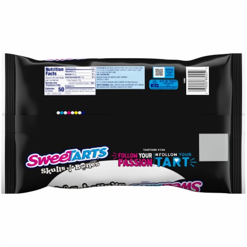 SweeTARTS Skulls + Bones Halloween Candy Perspective: back