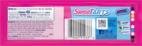 SweeTARTS® Cherry Punch Soft & Chewy Ropes Candy Perspective: back