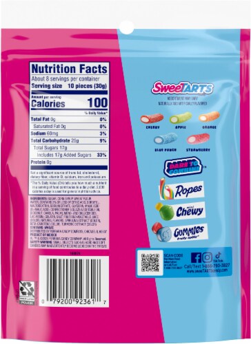 SweeTARTS™ Ropes Bites® Chewy Candy Perspective: back