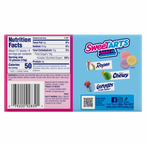 SweeTARTS® Original Candy Perspective: back