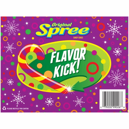 Spree® Original Flavor Candy Canes Perspective: back