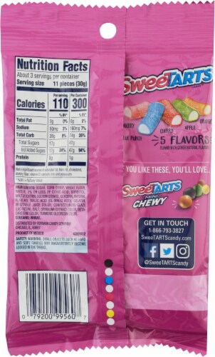 SweeTARTS® Ropes Bites Candy Perspective: back