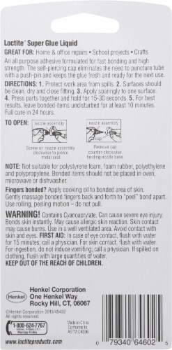 Loctite® Liquid Super Glue Perspective: back