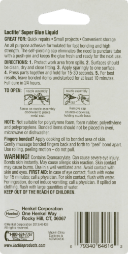 Loctite® Super Glue Liquid To Go - 3 Pack Perspective: back