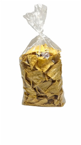 Fresh Made Hint of Lime Deli Tortilla Chips Perspective: back