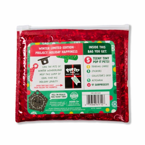 Buffalo Games Christmas Pop It Pets Perspective: back