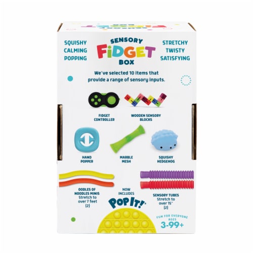 Chuckle & Roar 10 Pack Sensory Fidget Box Perspective: back