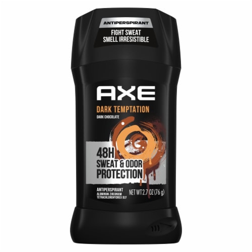 Axe Dark Temptation Men's Deodorant Stick Dark Chocolate Scent Perspective: back