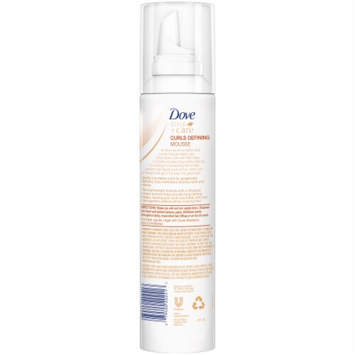 Dove Style+Care Nourishing Curls Whipped Creme Mousse Perspective: back