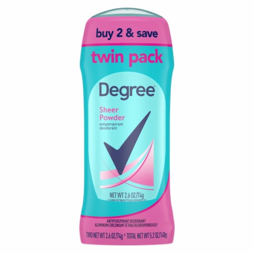 Degree Sheer Powder Antiperspirant Deodorant Perspective: back