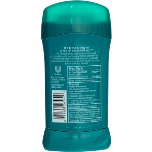 Degree Men Original Protection Antiperspirant Deodorant Extreme Blast Antiperspirant For Men Perspective: back