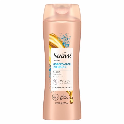 Suave Professionals Moroccan Oil Infusion Shine Shampoo Perspective: back