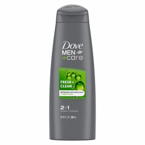 Dove Men+Care Fortifying 2 in 1 Shampoo and Conditioner for Normal to Oily Hair Fresh and Clean