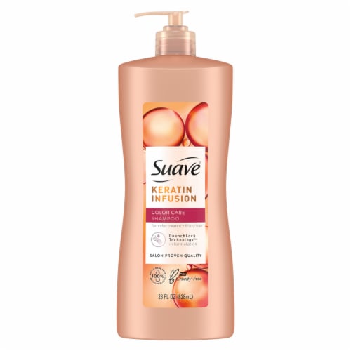 Suave Professionals Keratin Infusion Color Care Shampoo Perspective: back
