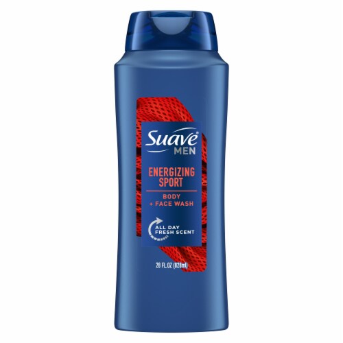 Suave Men Sport Body Wash Perspective: back