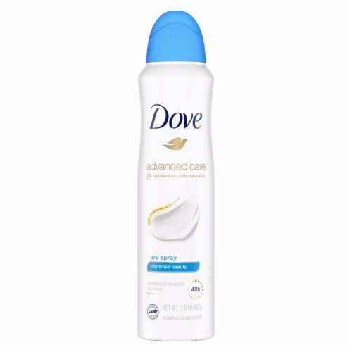 Dove Nourished Beauty Antiperspirant Dry Spray Perspective: back