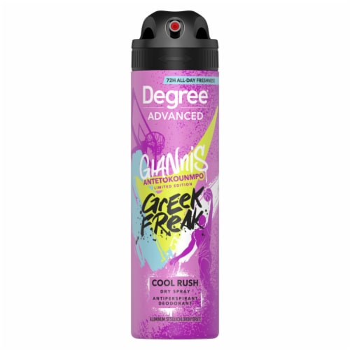 Degree Advanced Men's Antiperspirant Deodorant Dry Spray Cool Rush Perspective: back