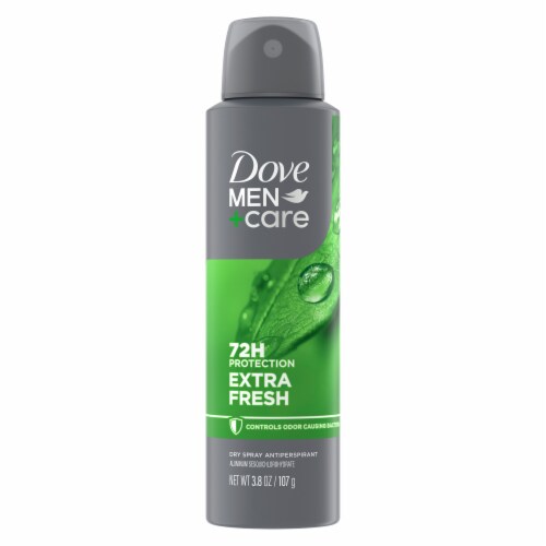 Dove Men+Care Men's Antiperspirant Deodorant Dry Spray Extra Fresh Perspective: back