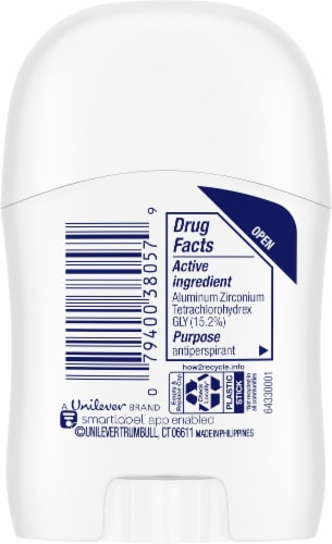 Dove Women Advanced Care Cool Essentials Antiperspirant Deodorant Stick Perspective: back