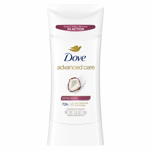 Dove Women's Antiperspirant Deodorant Stick Caring Coconut Perspective: back