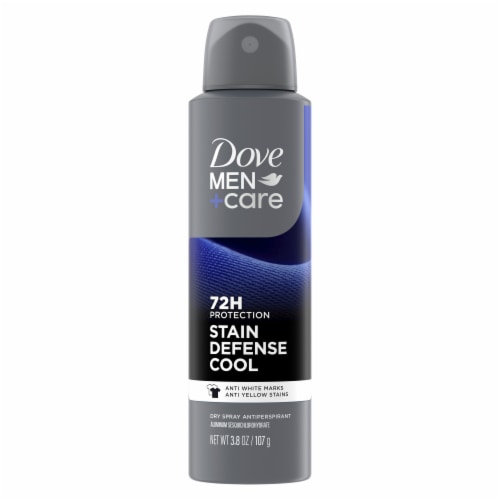 Dove Men+Care Antiperspirant Deodorant Stain Defense Cool With Triple Defense Technology Perspective: back