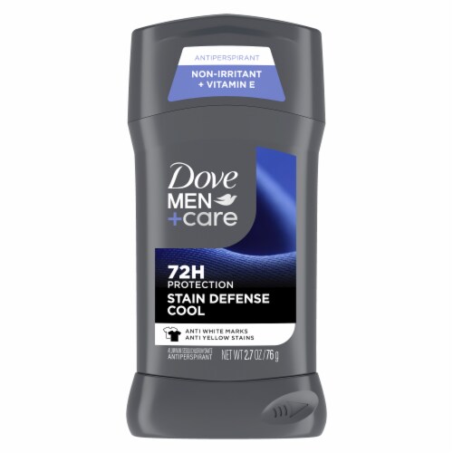 Dove Men+Care Antiperspirant Deodorant Stains Protection, with 72-hour Sweat and Odor Protection Perspective: back